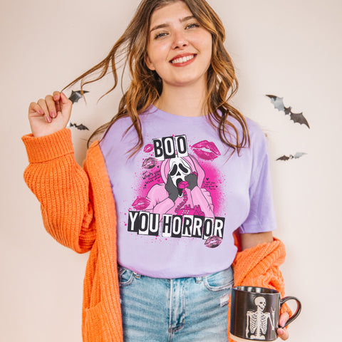 Boo you Horror tee