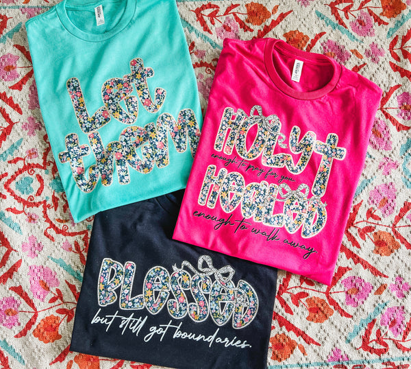 Blessed but still got boundaries tee
