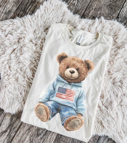 Patriotic teddy tees