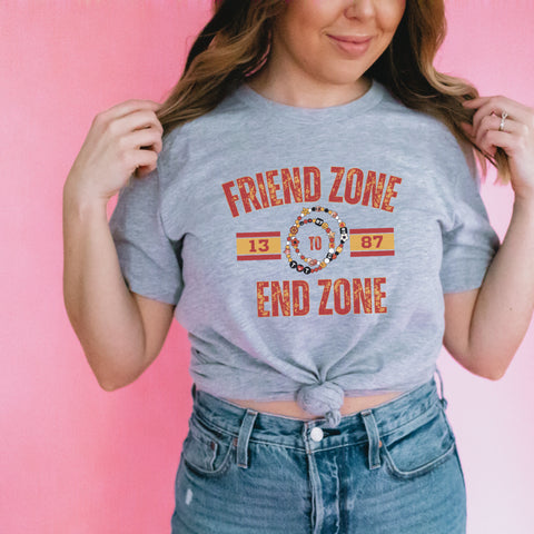 Friend zone to end zone tee