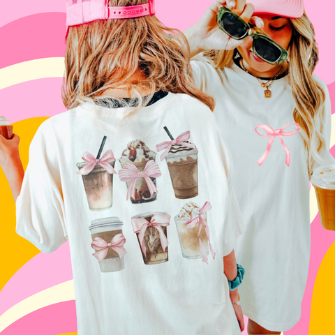 Pretty Bow Coffees tee