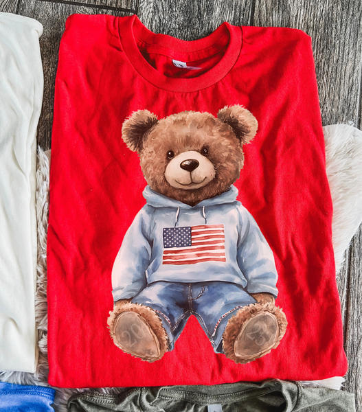Patriotic teddy tees