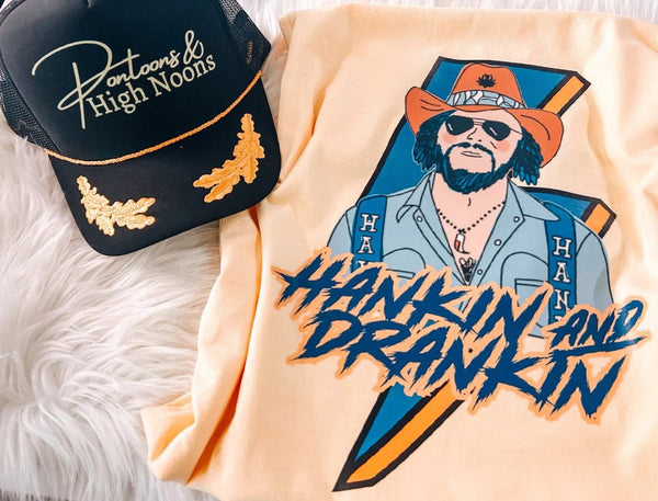 Hankin & drankin tee or tank