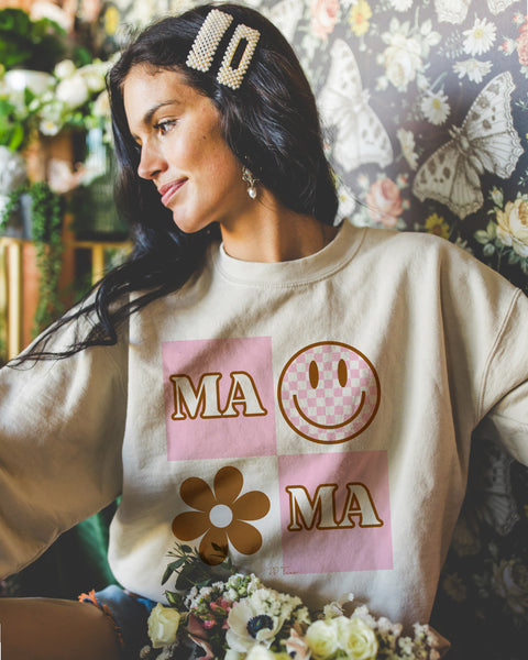 Spring Block Mama Tee