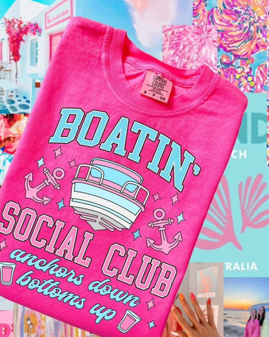 Boatin Social Club tee