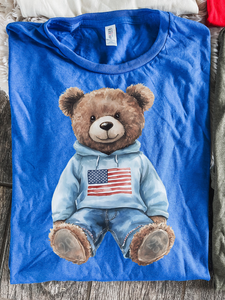 Patriotic teddy tees