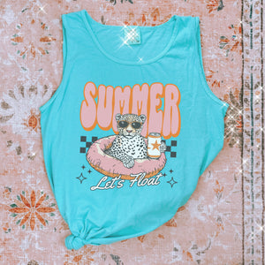 Summer Let’s float cc tank or tee