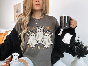 Comfort Colors Pepper Cowgirl ghost tee