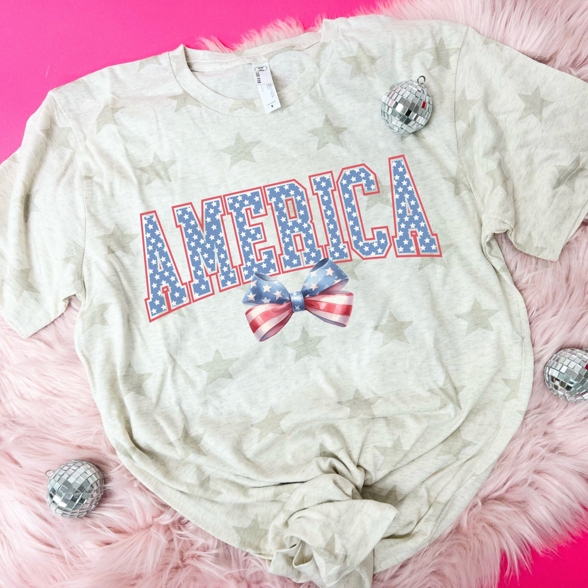 America Bow star tee