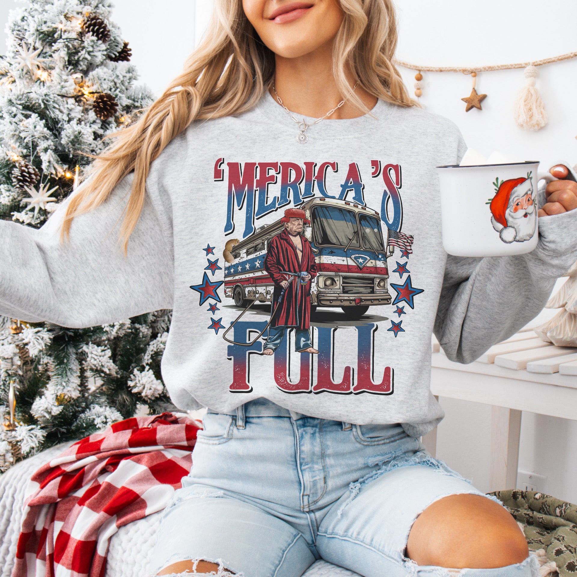 Trump Americas Full - National Lampoons Christmas vacation tee