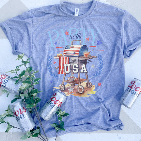 Party in the USA bbq tee