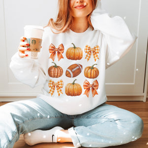 Fall Football cutie icons sweater or tee