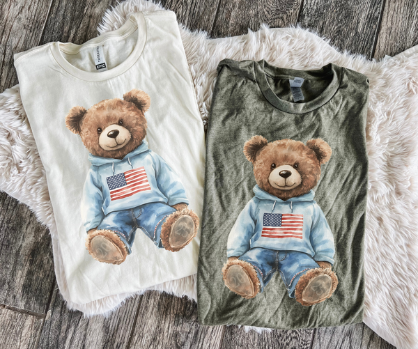 Patriotic teddy tees