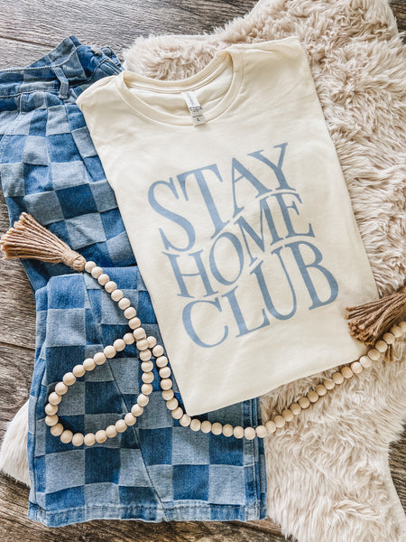 Stay home club tee