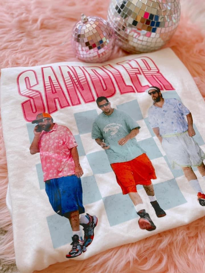 Sandler Checker back white tee