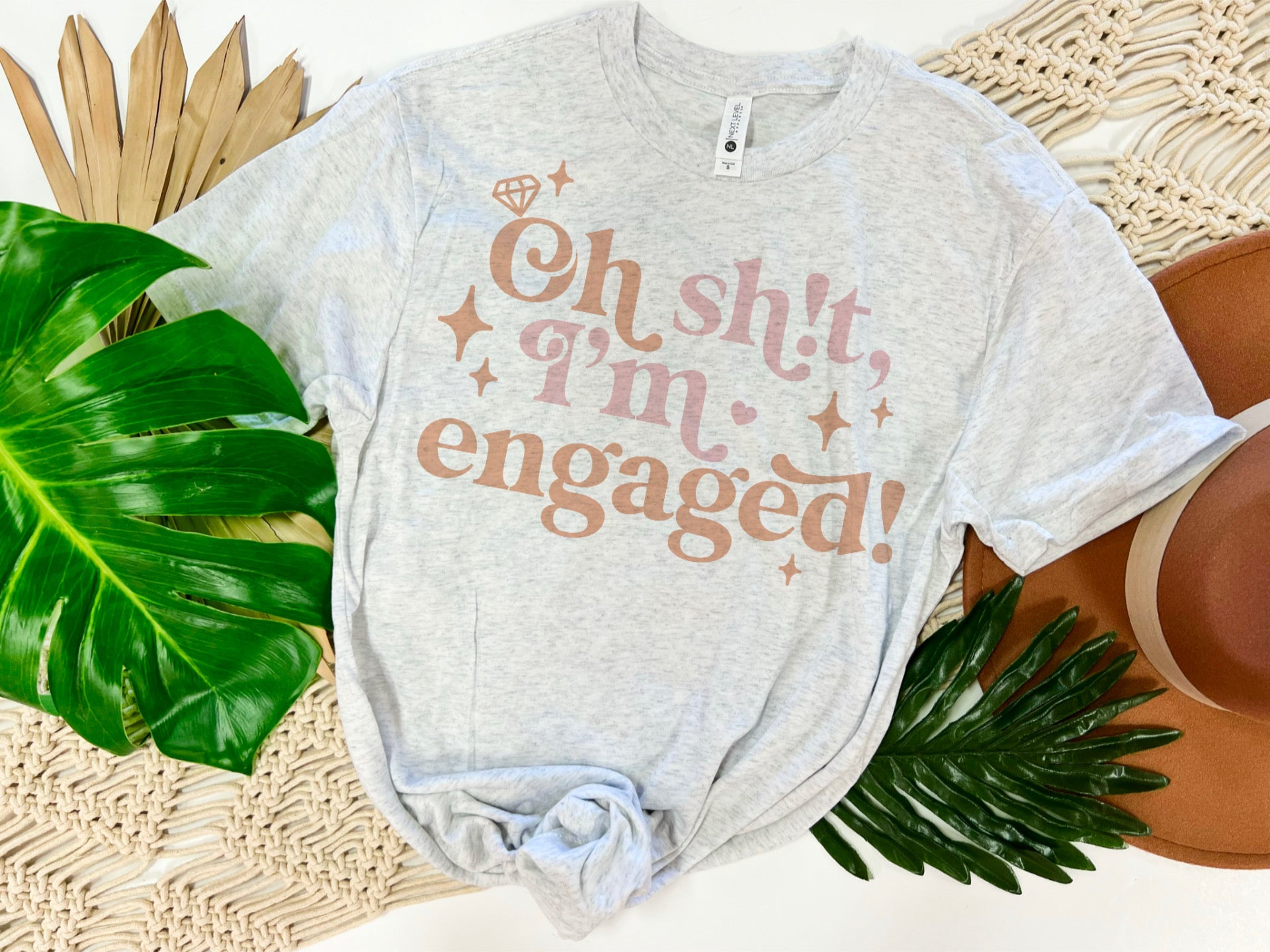 Oh sh!t im engaged tee