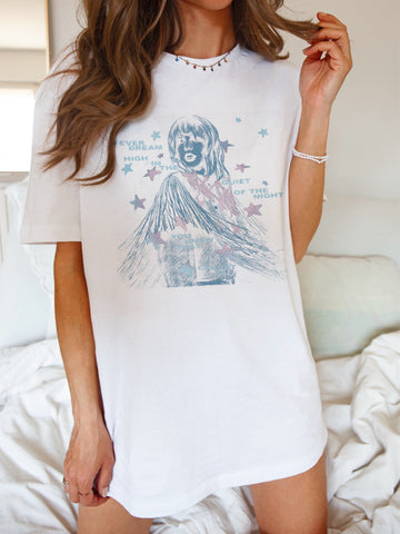 Fever Dream White Taylor tee