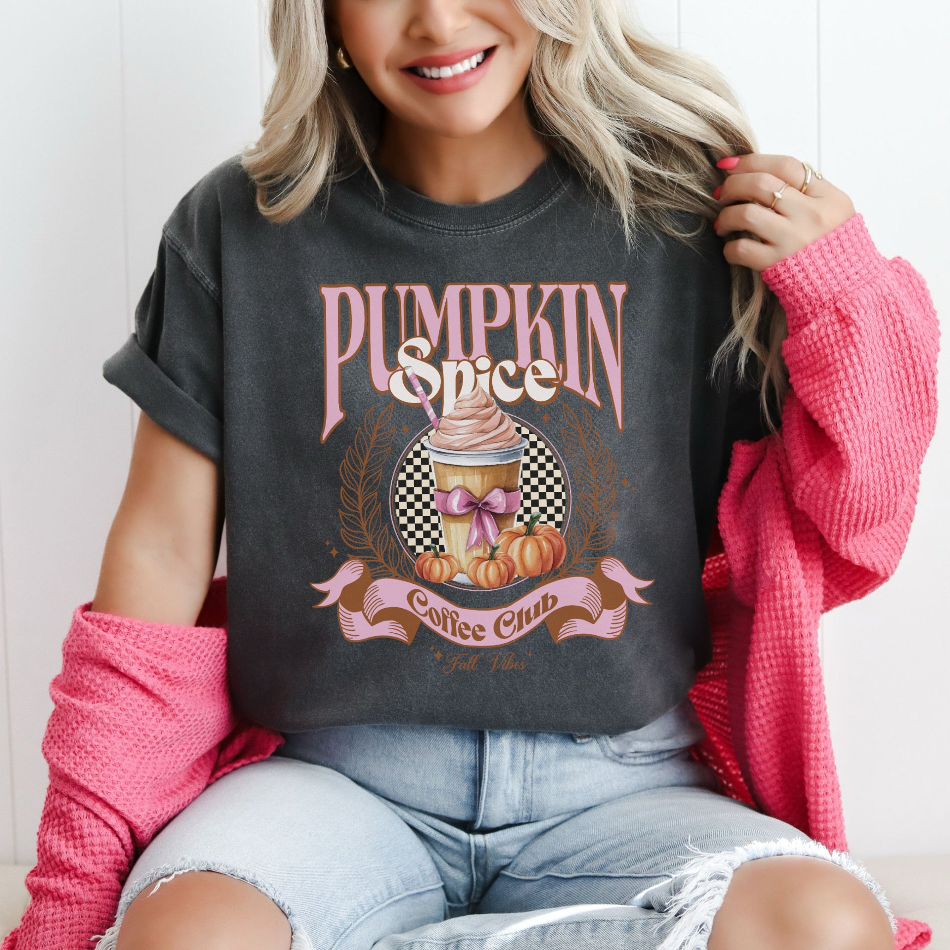 Pumpkin Spice coffee club pepper tee