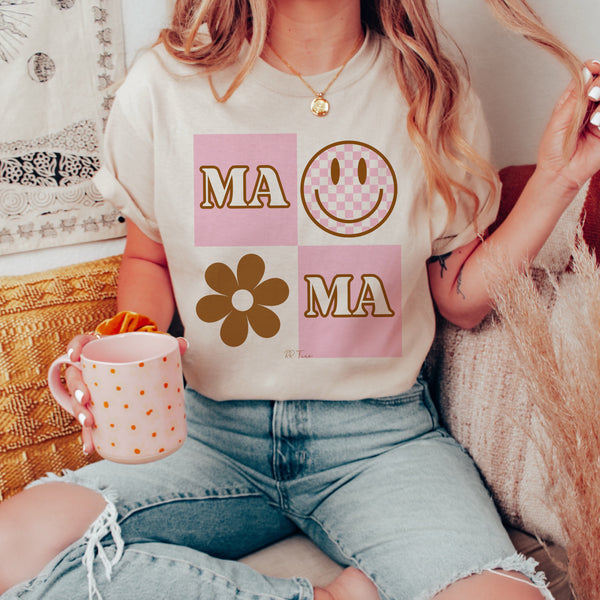 Spring Block Mama Tee