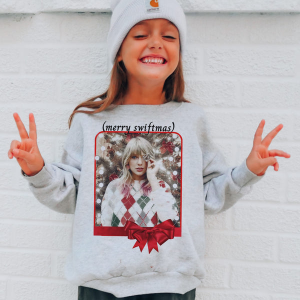 Merry Swiftmas Portrait Ash sweater or tee