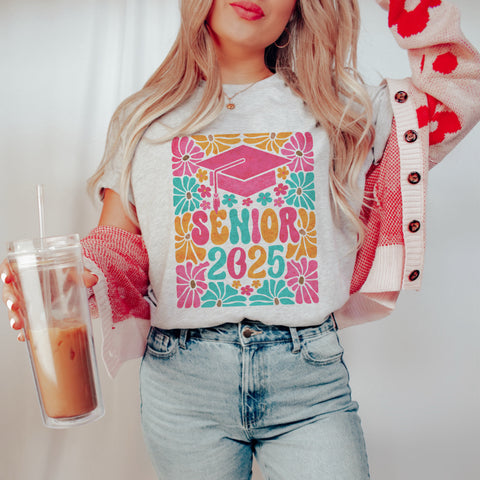 Floral Senior 2025 tee