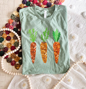 Faux Bling Carrot tee