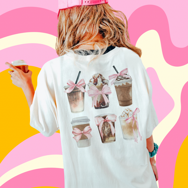 Pretty Bow Coffees tee