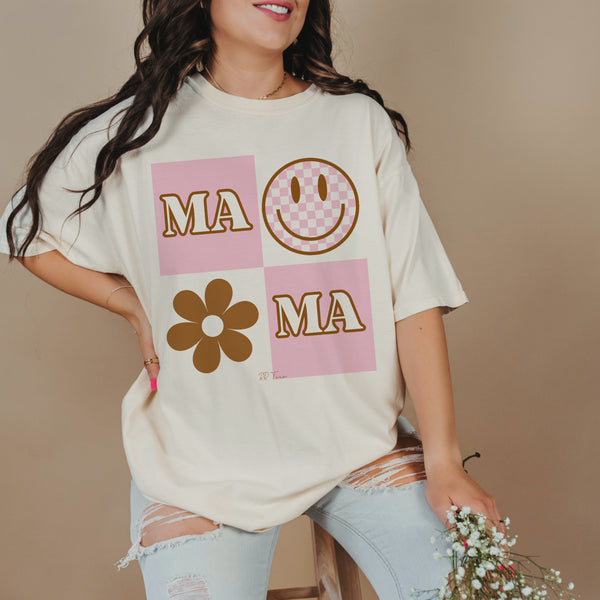 Spring Block Mama Tee