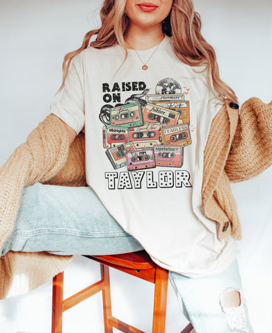 Raised on Taylor tapes tee