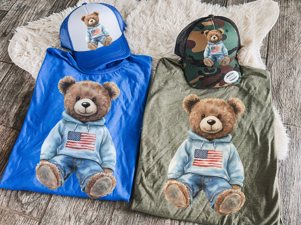 Patriotic teddy tees