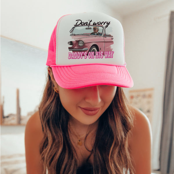 Daddy’s on his way tee/hat Trump design