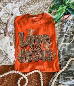 Love Like Jesus Camo fall design