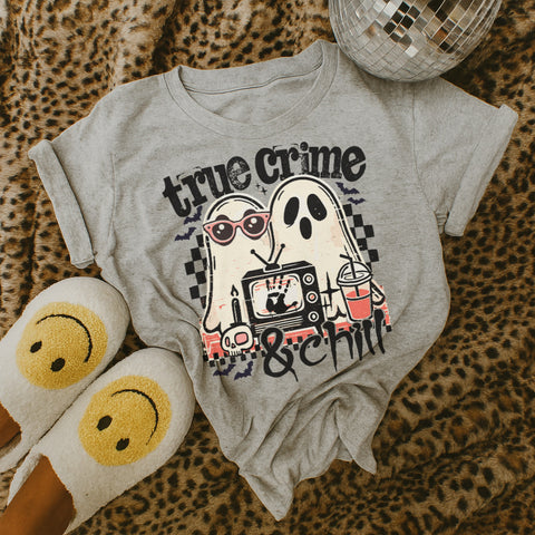 True Crim and Chill ghost tee