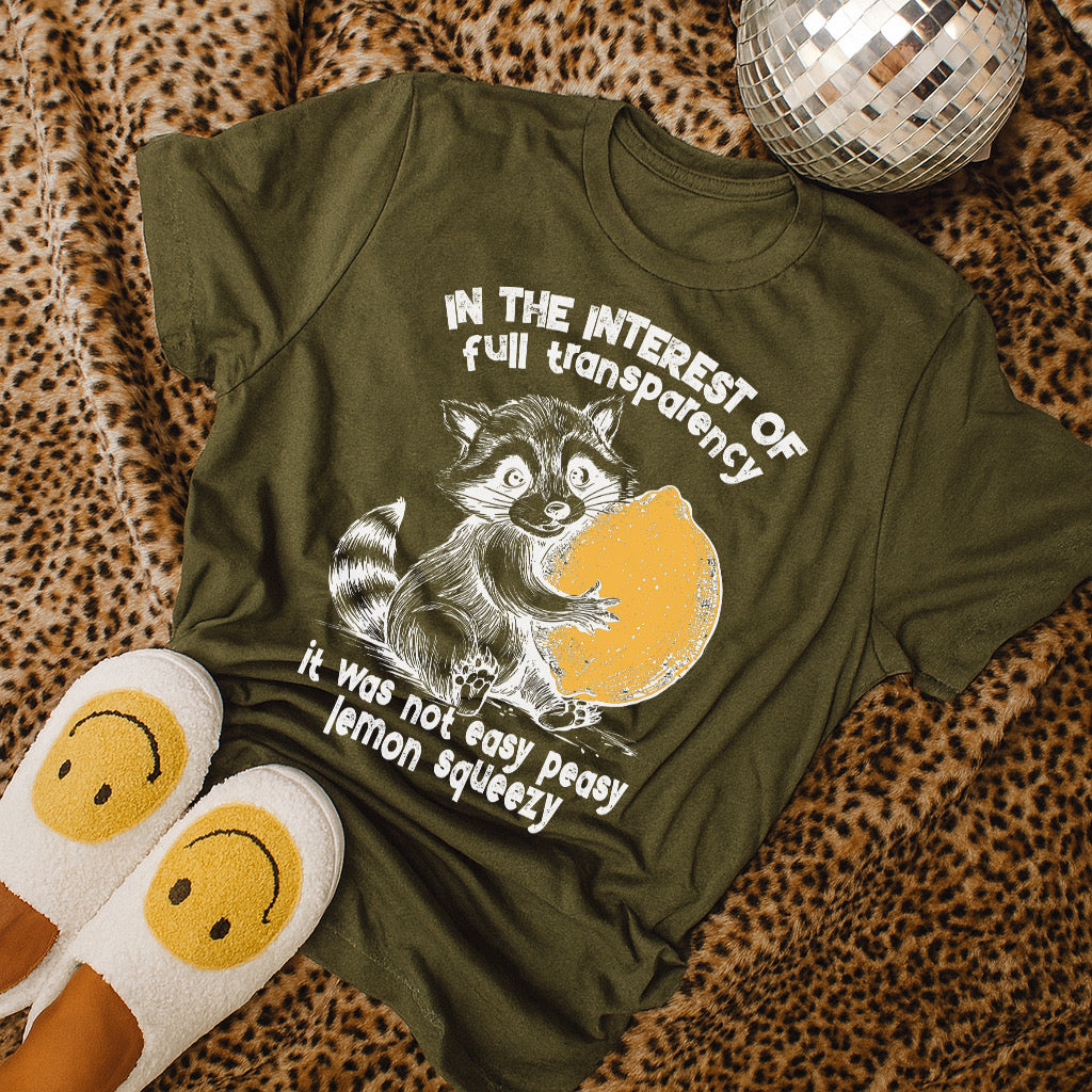 It was not easy peasy lemon squeezy tee