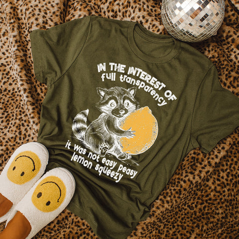 It was not easy peasy lemon squeezy tee
