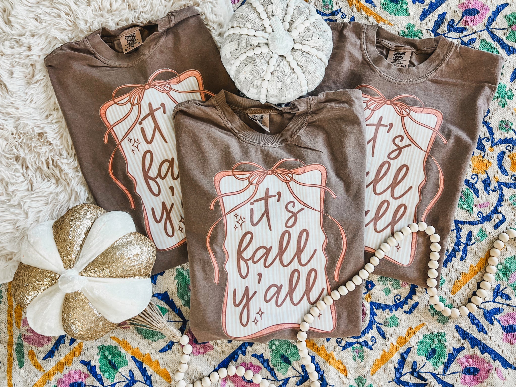 It's Fall Ya'll Espresso tee