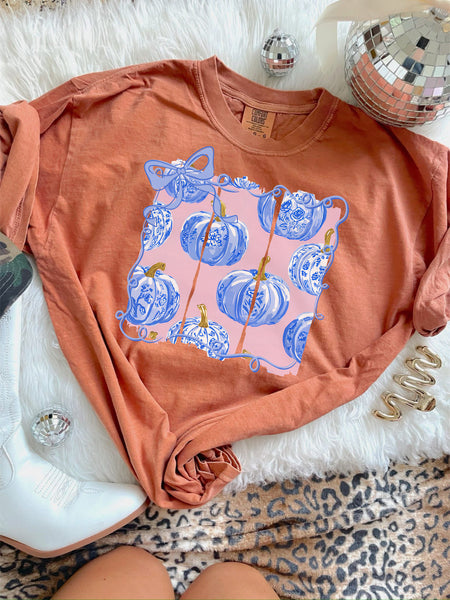 Pumpkin Slides tee (2 color options)