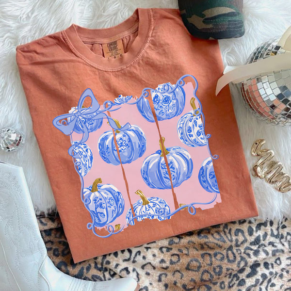 Pumpkin Slides tee (2 color options)