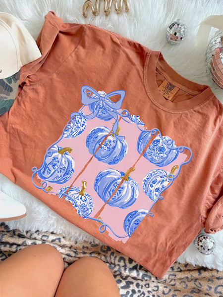 Pumpkin Slides tee (2 color options)