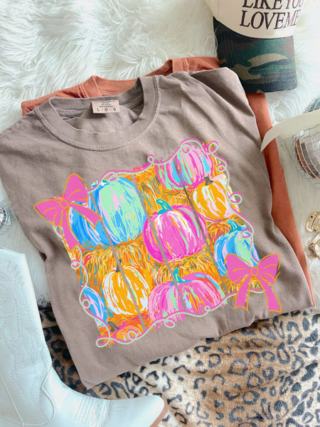Pumpkin Slides tee (2 color options)