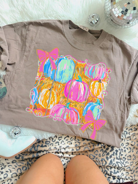 Pumpkin Slides tee (2 color options)
