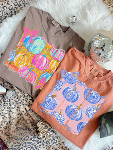 Pumpkin Slides tee (2 color options)