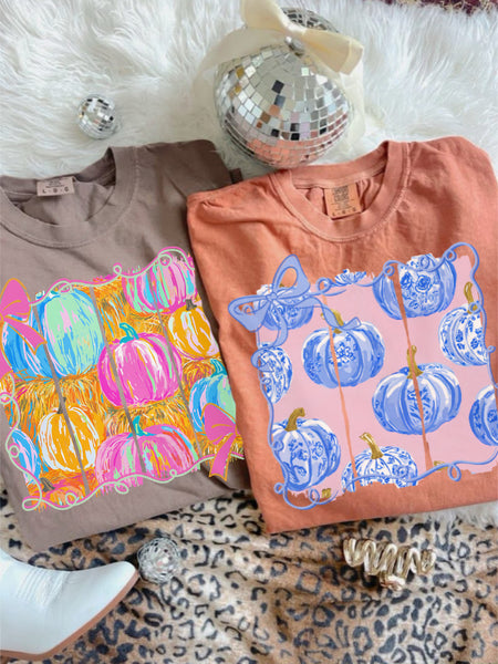 Pumpkin Slides tee (2 color options)