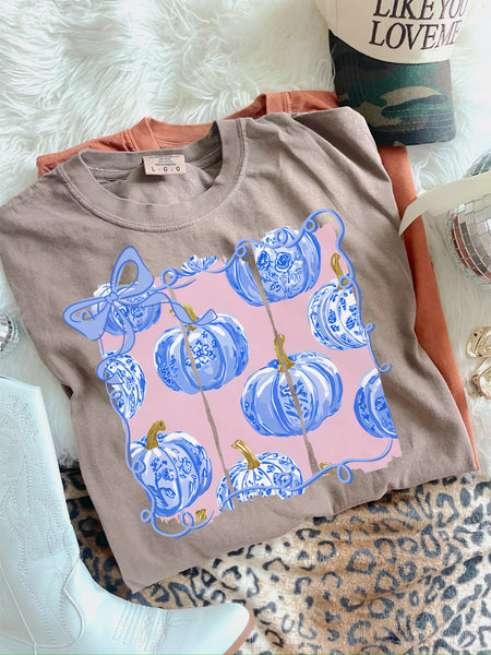 Pumpkin Slides tee (2 color options)