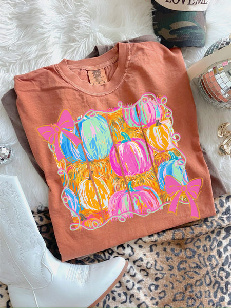 Pumpkin Slides tee (2 color options)
