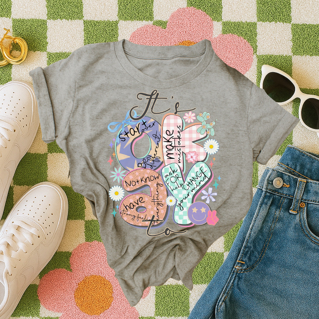 It's okay to start over tee