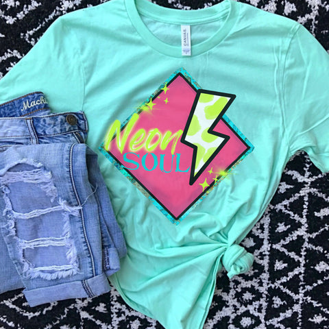 Neon soul tee