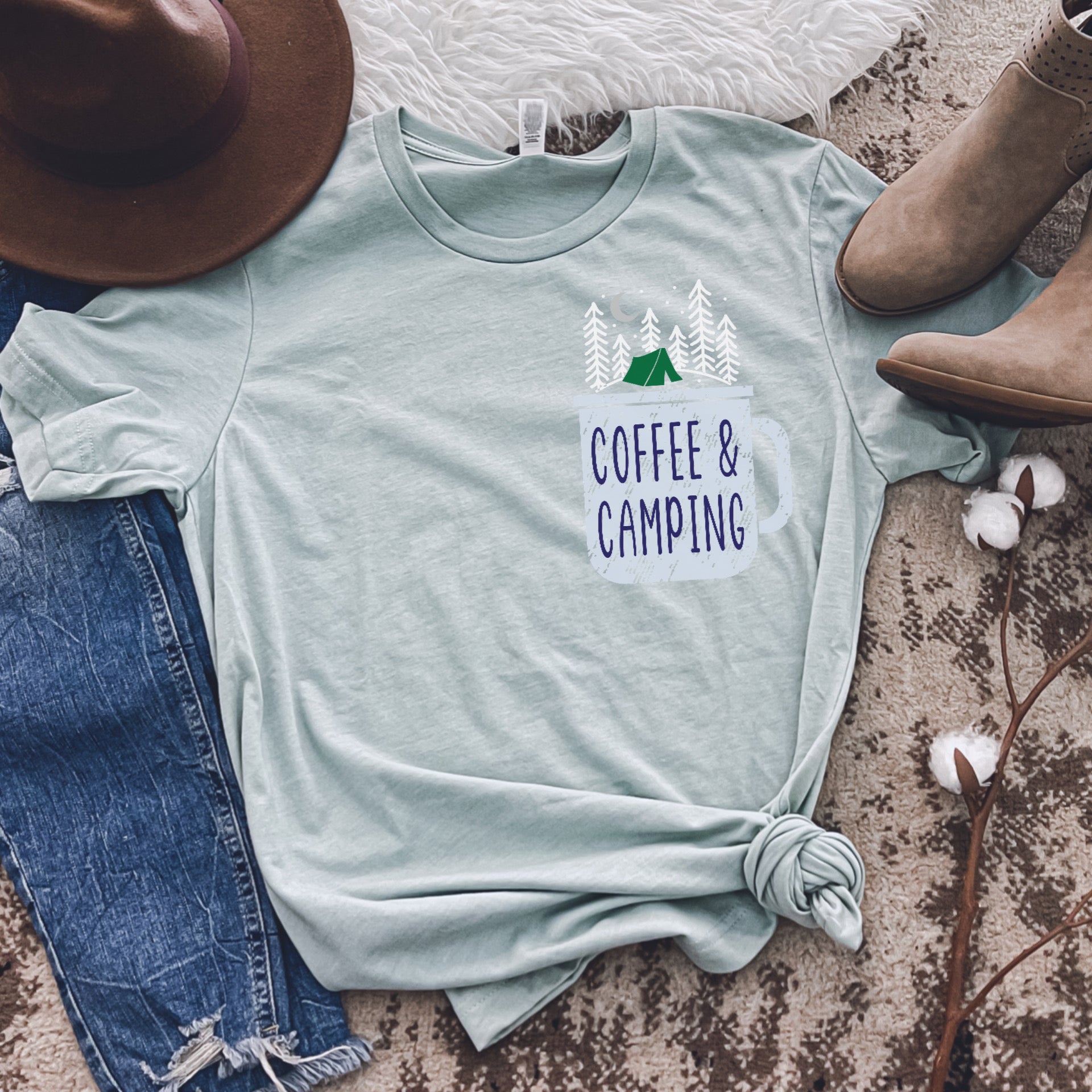 Coffee & Camping tee