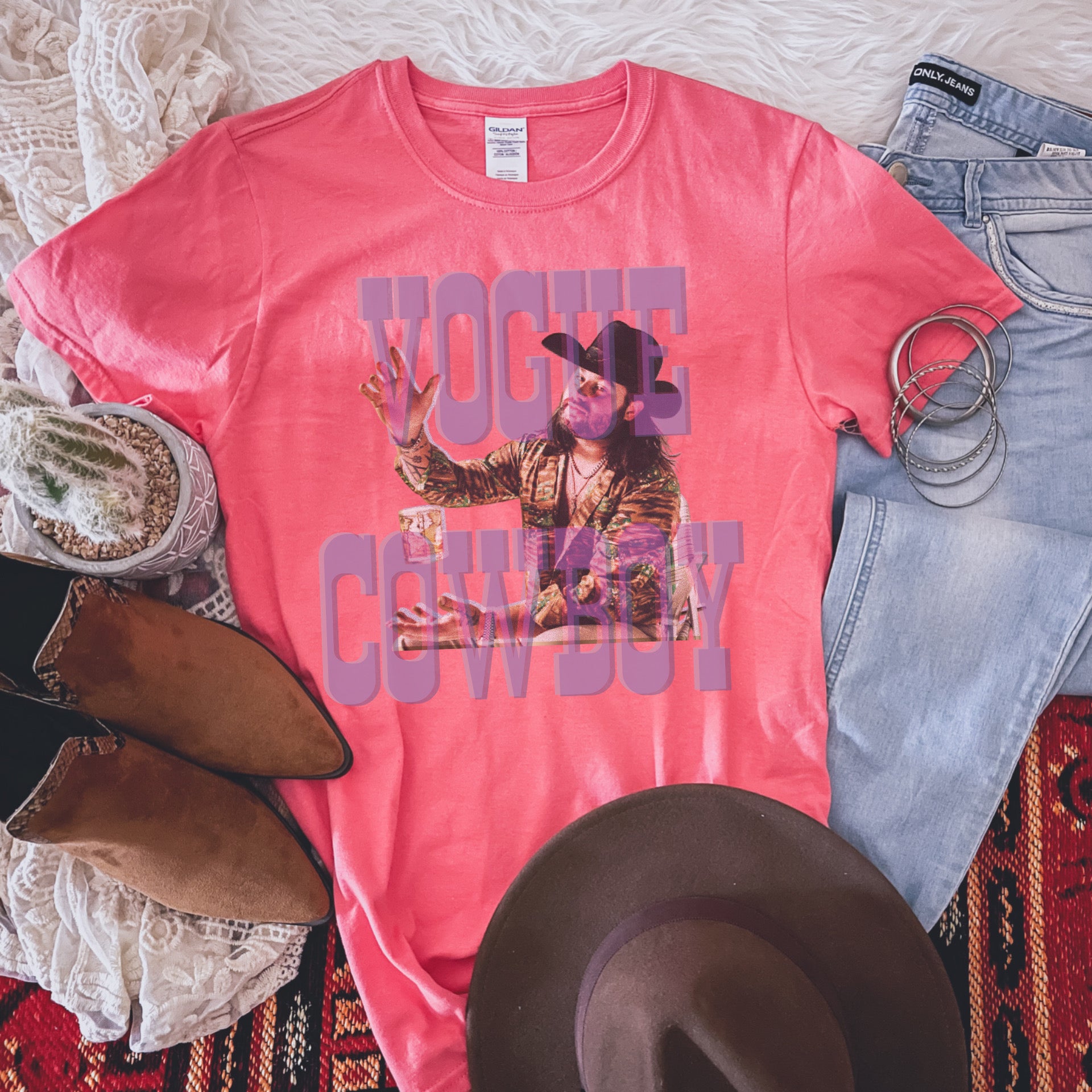 Vogue cowboy tee