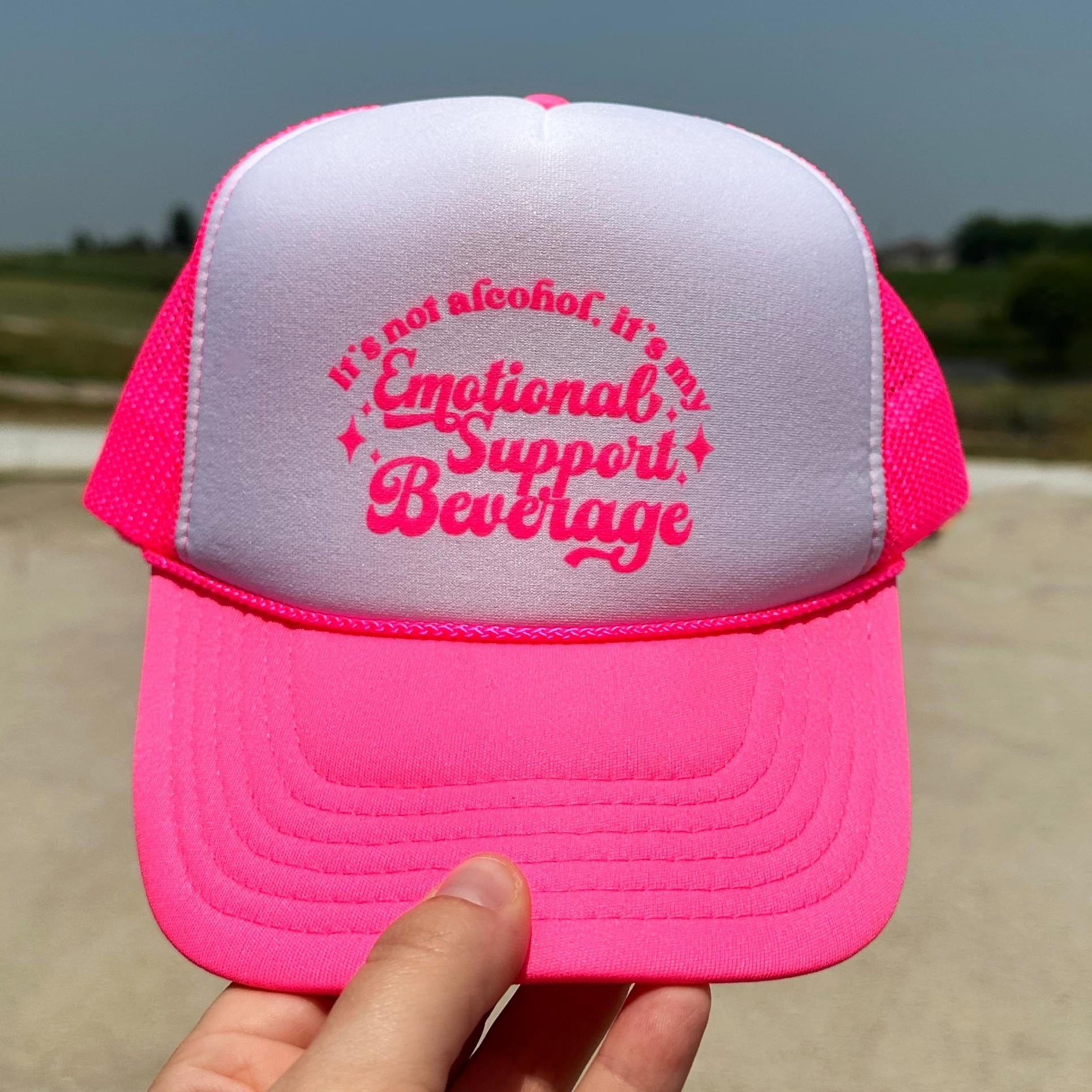 Emotional Support Beverage Trucker hat